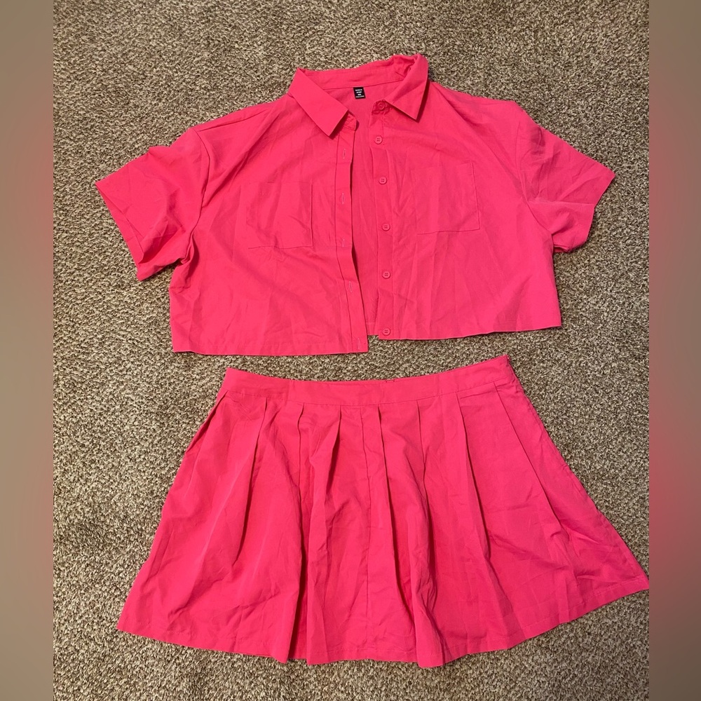 Pink SHEIN Co-Ord set, size 4X